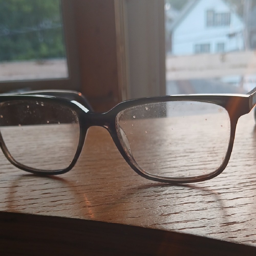 Stylish Black Rectangular Glasses